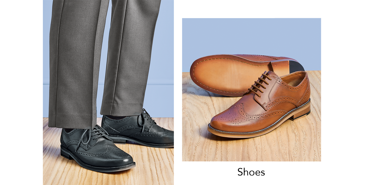 Pegasus Wide Fit Leather Brogue - MJ947